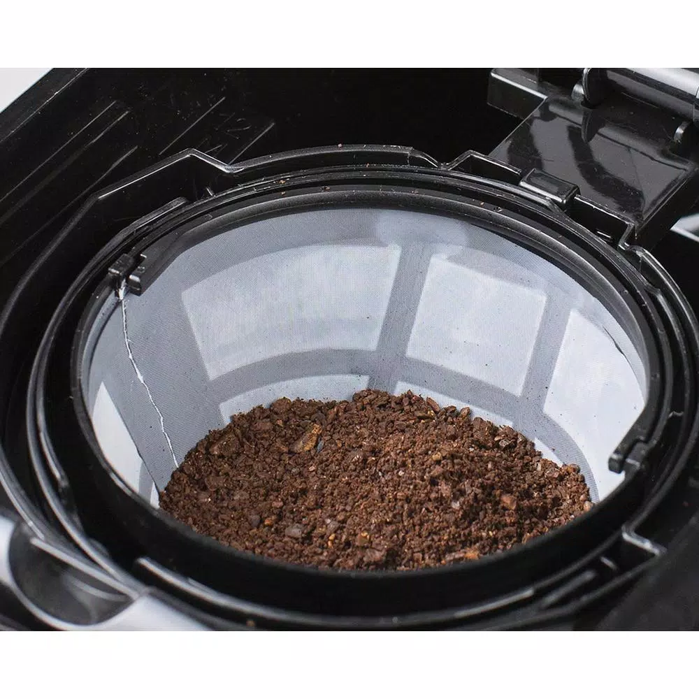 Coffee Makers Nostalgia 12-Cup Blue Coffee Maker With Pause And Serve Function - Image 4