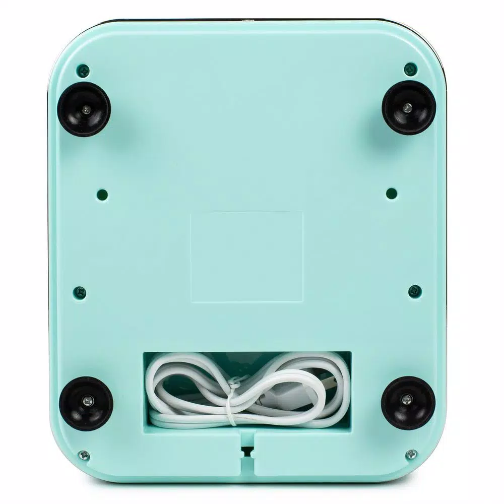 Dessert Makers Nostalgia 30 W Aqua Blue Snow Cone Maker With Retro Design - Image 6