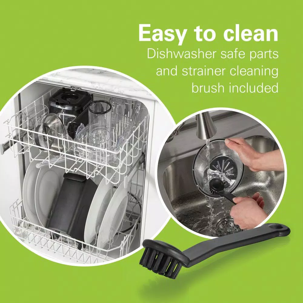 Juicers Hamilton Beach 700-Watt 30 Oz. Black And Stainless Steel Centrifugal Juice Extractor With Whole Fruit Feed Tube - Image 6