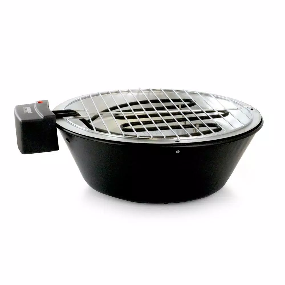 Electric Skillets & Indoor Grills Better Chef Indoor Outdoor 14 In. Black Tabletop Electric Barbecue Grill