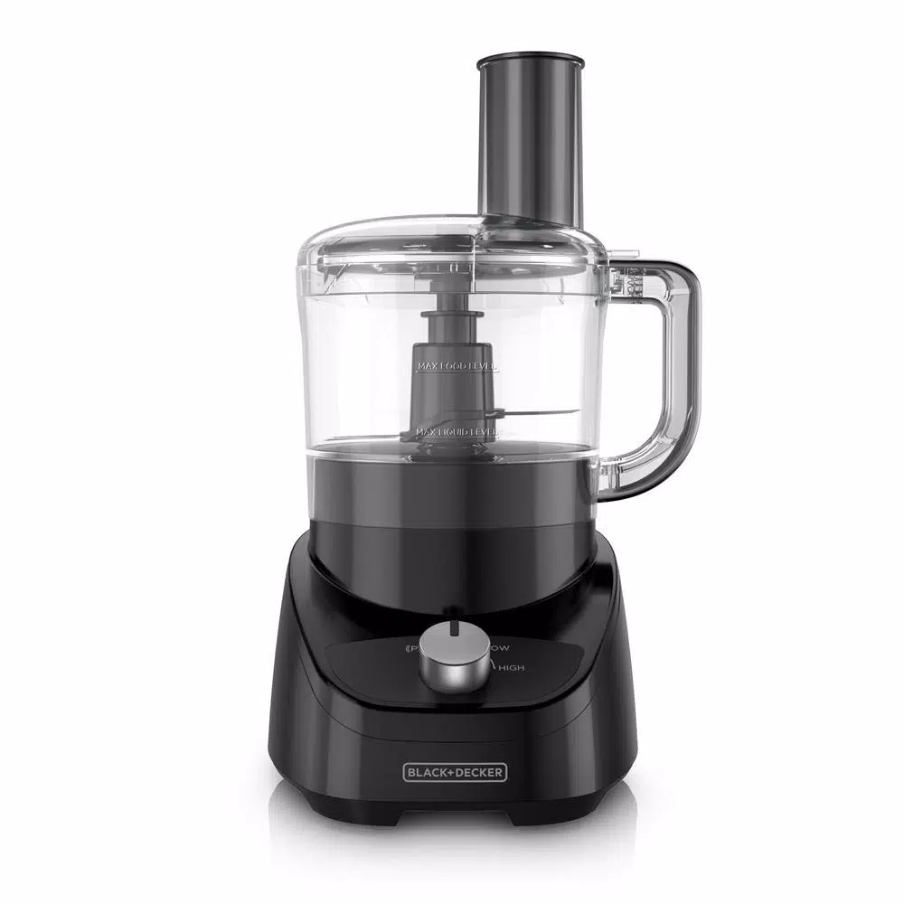 Food Processing BLACK+DECKER 8-Cup 2-Speed Black Food Processor - Image 6
