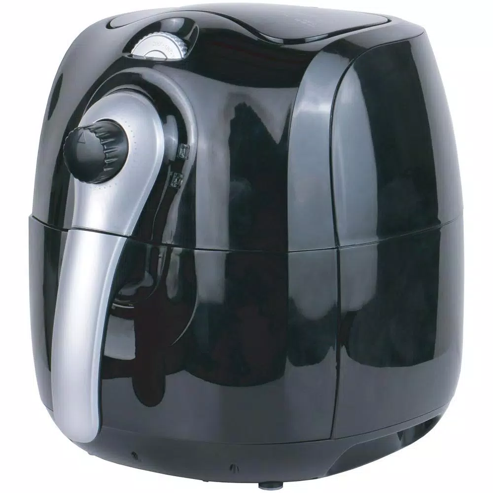 Air Fryers Brentwood 3.7 Qt. Black Air Fryer With Timer And Temperature Control