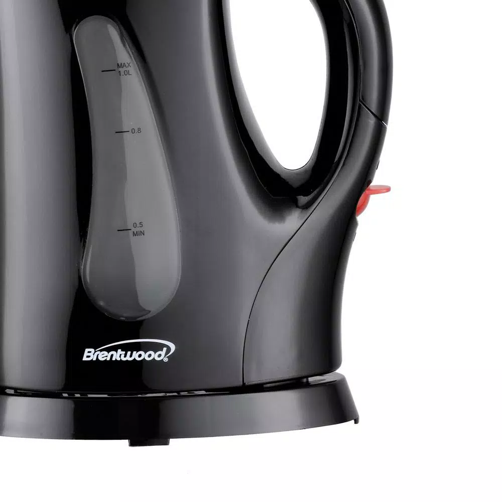 Electric Kettles Brentwood Appliances 4-Cup Black BPA-Free Cordless Electric Kettle - Image 4