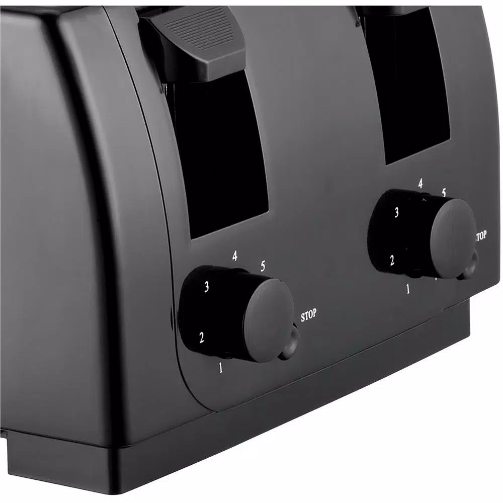 Toasters Brentwood Appliances 4-Slice Black Toaster With Cool-Touch Exterior - Image 3