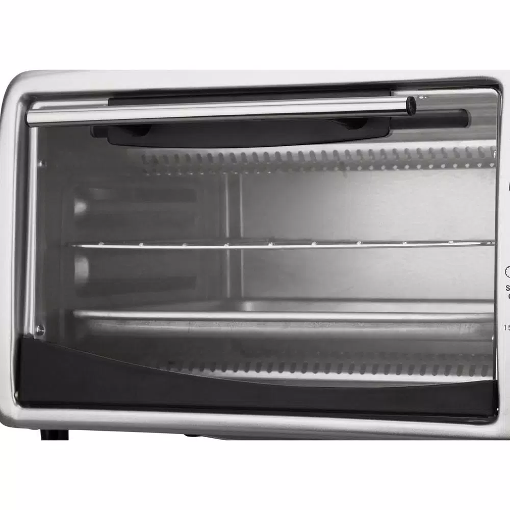 Toasters Brentwood Appliances 700 W Silver 4-Slice Toaster Oven And Broiler - Image 3