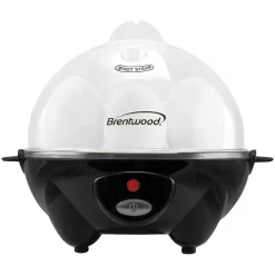 Egg Cookers Brentwood 7-Egg Black Electric Egg Cooker With Auto Shutoff