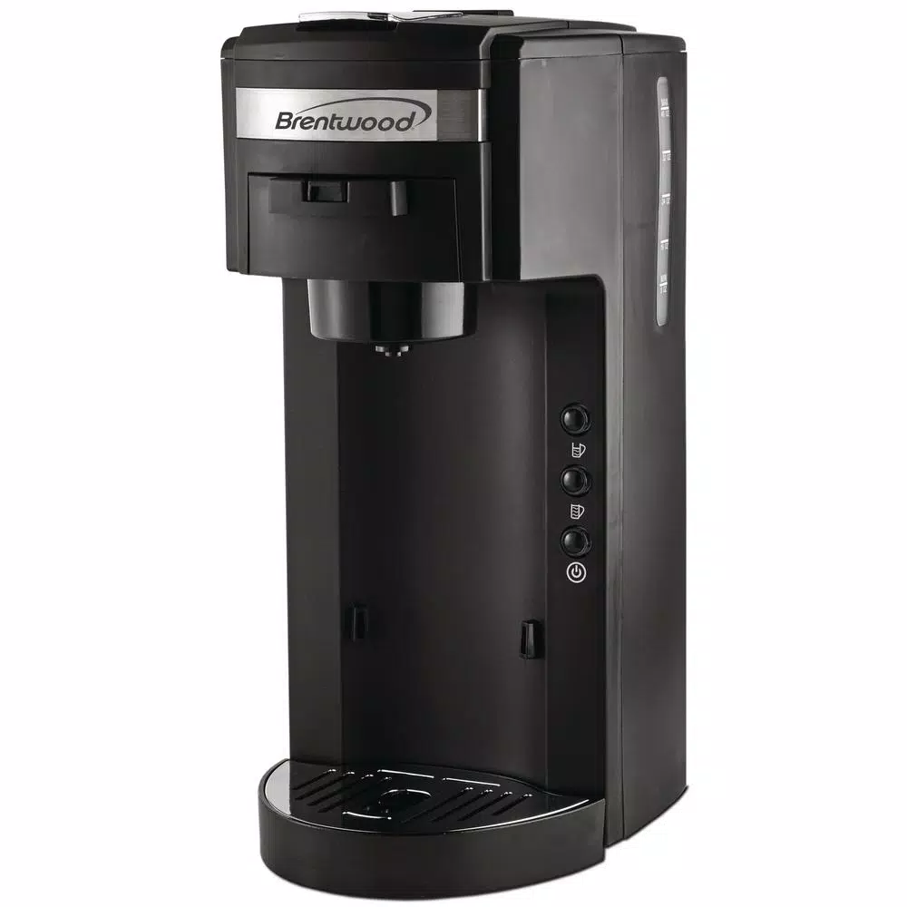 Coffee Makers Brentwood Black Single Serve Coffe Maker With Stainless Steel Coffee Mug