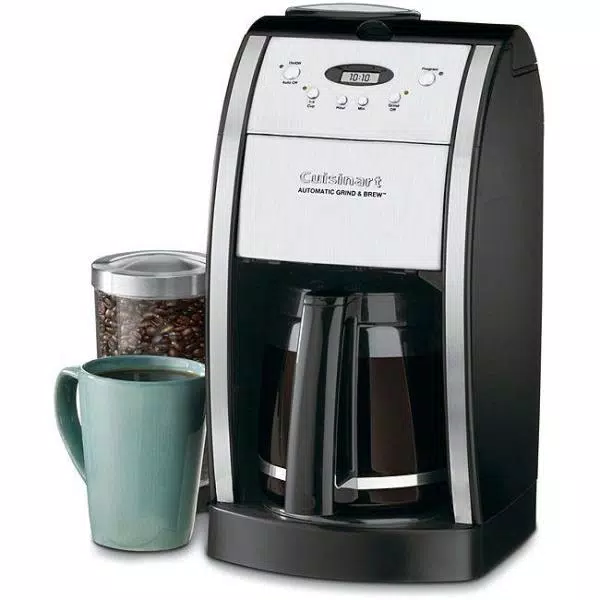 Coffee Makers Cuisinart Grind And Brew 12-Cup Automatic Black Drip Coffee Maker With Built-In Grinder - Image 2