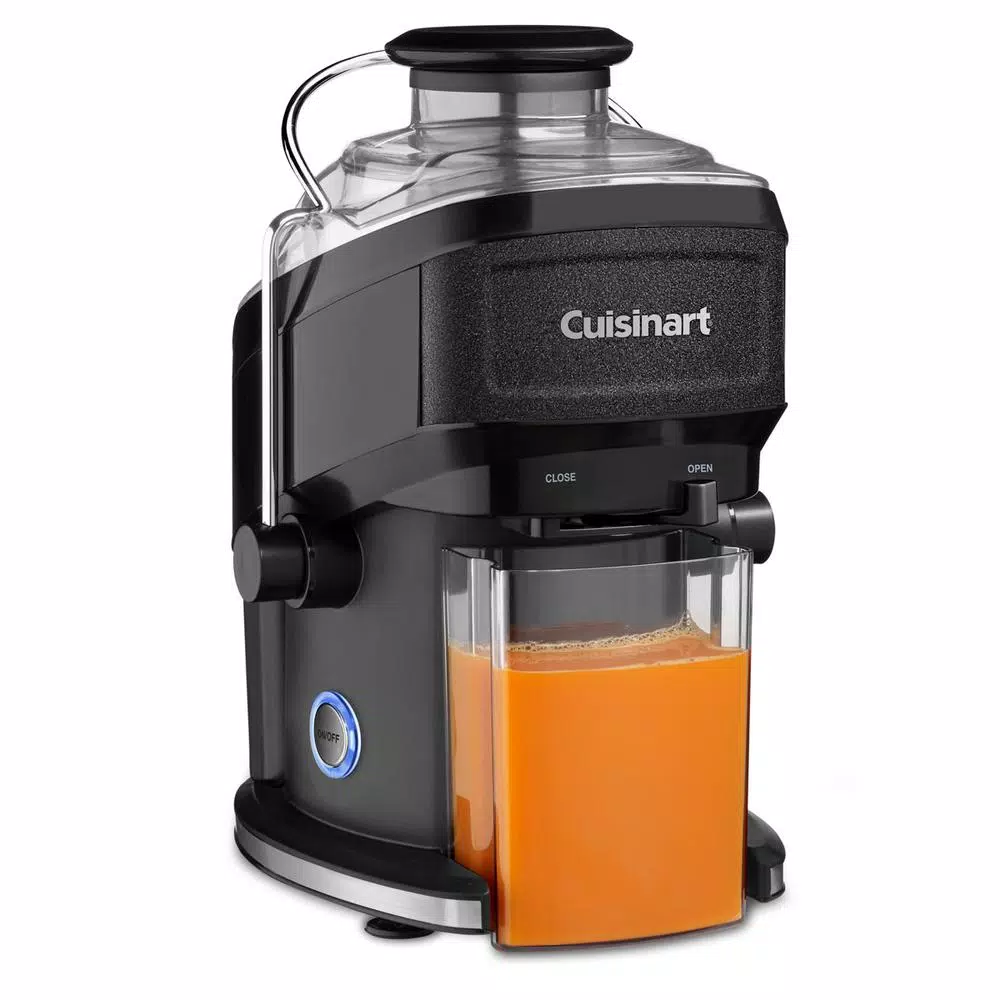 Juicers Cuisinart Compact 16 Fl. Oz. Black Masticating Juicer With Recipe Booklet And Cleaning Brush - Image 5