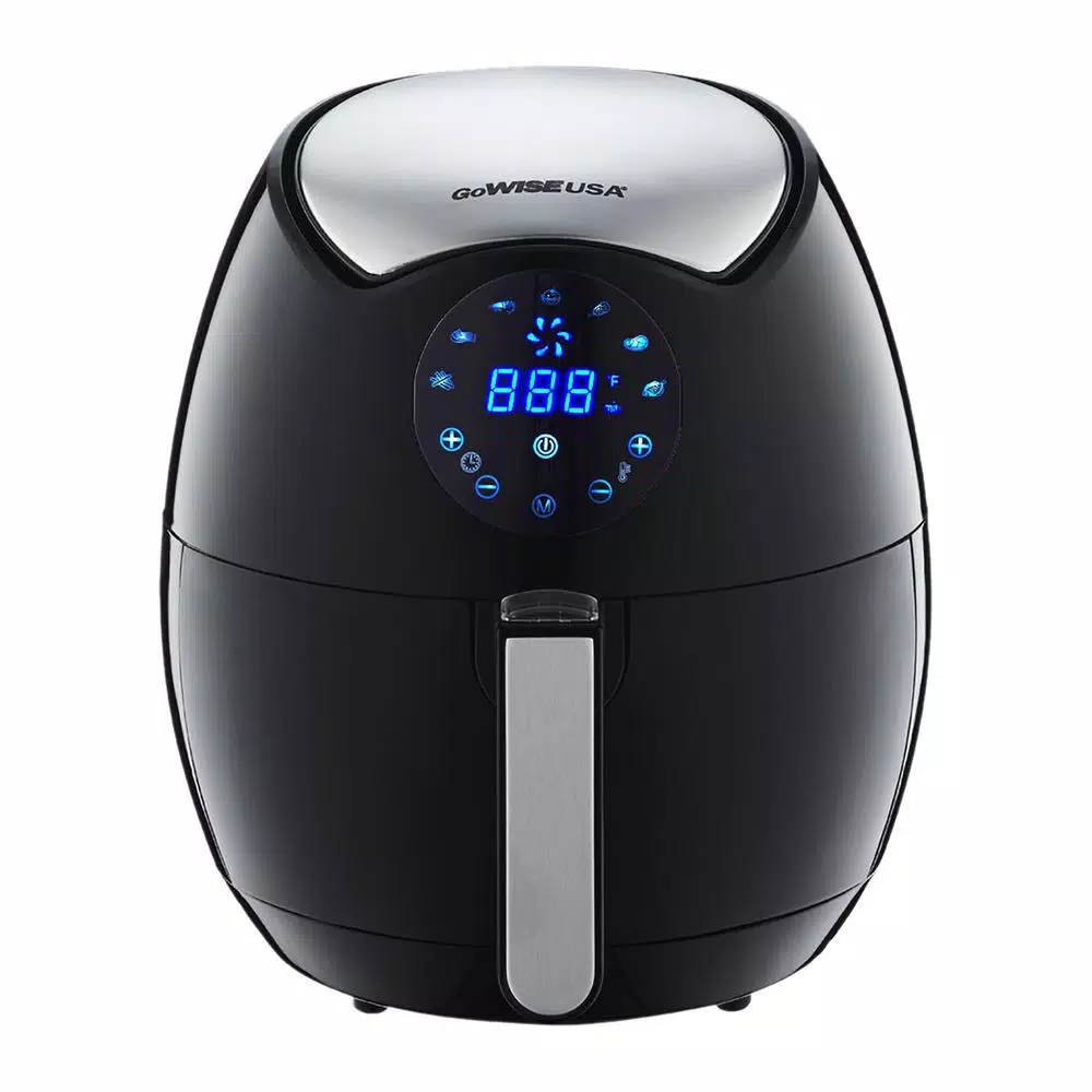 Air Fryers GoWISE USA 3.7 Qt. Digital Touchscreen Air Fryer With Recipe Book