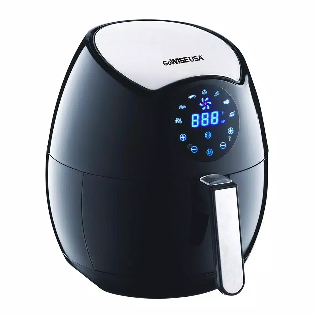 Air Fryers GoWISE USA 3.7 Qt. Digital Touchscreen Air Fryer With Recipe Book - Image 2