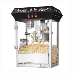 Popcorn Machines Great Northern 850-Watt 8 Oz. Black Popcorn Popper