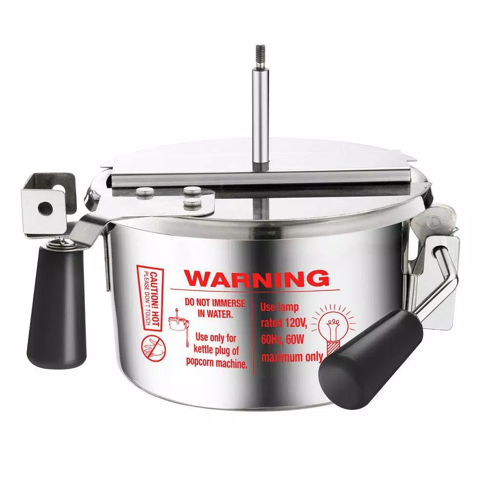 Popcorn Machines Great Northern Foundation 4 Oz. Black Hot Oil Popcorn Machine With Cart - Image 6