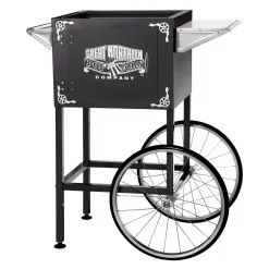 Popcorn Machines Great Northern 8 Oz. Black Replacement Cart / Stand For Lincoln Style Popcorn Machine