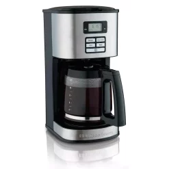 Coffee Makers Hamilton Beach 12-Cup Black Programmable Coffee Maker With Automatic Shut-Off