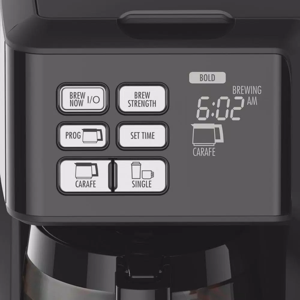 Coffee Makers Hamilton Beach FlexBrew 12-Cup Black Drip Coffee Maker With Built-In Timer - Image 4