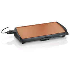 Electric Skillets & Indoor Grills Hamilton Beach 200 Sq In. Black Durathon Ceramic Griddle