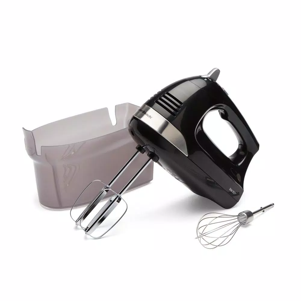 Mixers Hamilton Beach 6-Speed Black Hand Mixer With Snap-On Case - Image 5