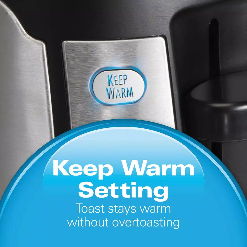 Toasters Hamilton Beach 4-Slice Black Long Slot Toaster - Image 4