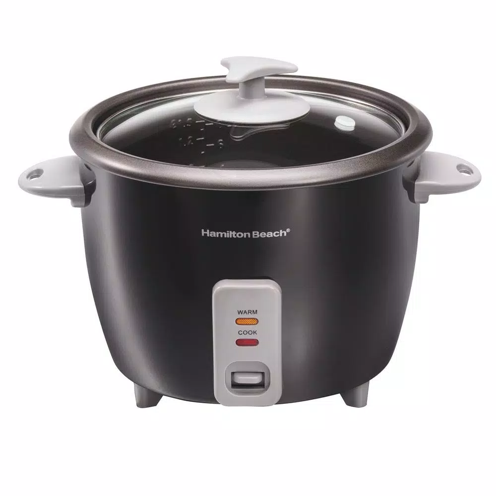 Cookers Hamilton Beach 16-Cup Black Rice Cooker