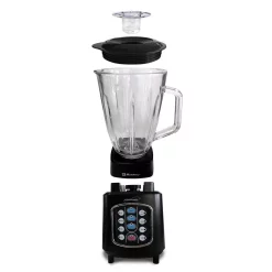 Blenders Koblenz Kitchen Magic Collection 50 Oz. 10-Speed Blending Programs Black Glass-Jar Blender