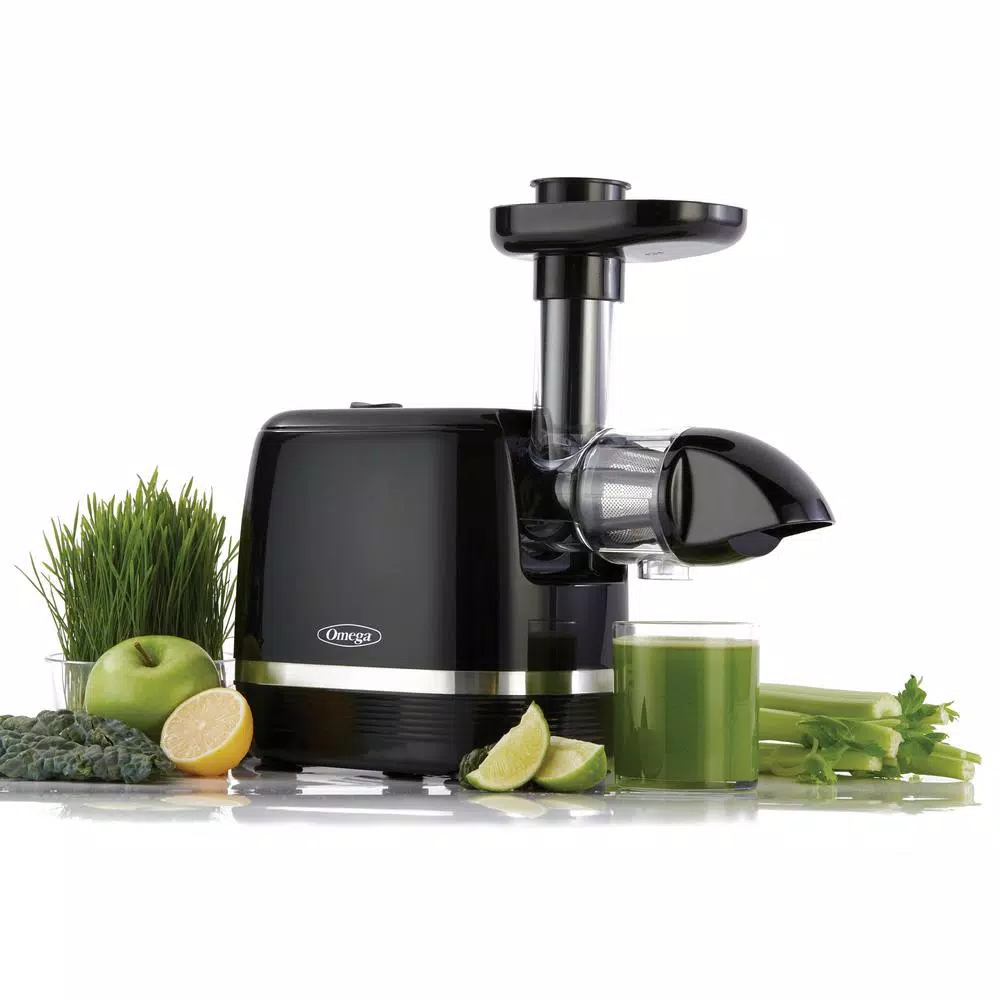 Juicers Omega Cold Press 365-Black Horizontal Slow Masticating Juicer - Image 3