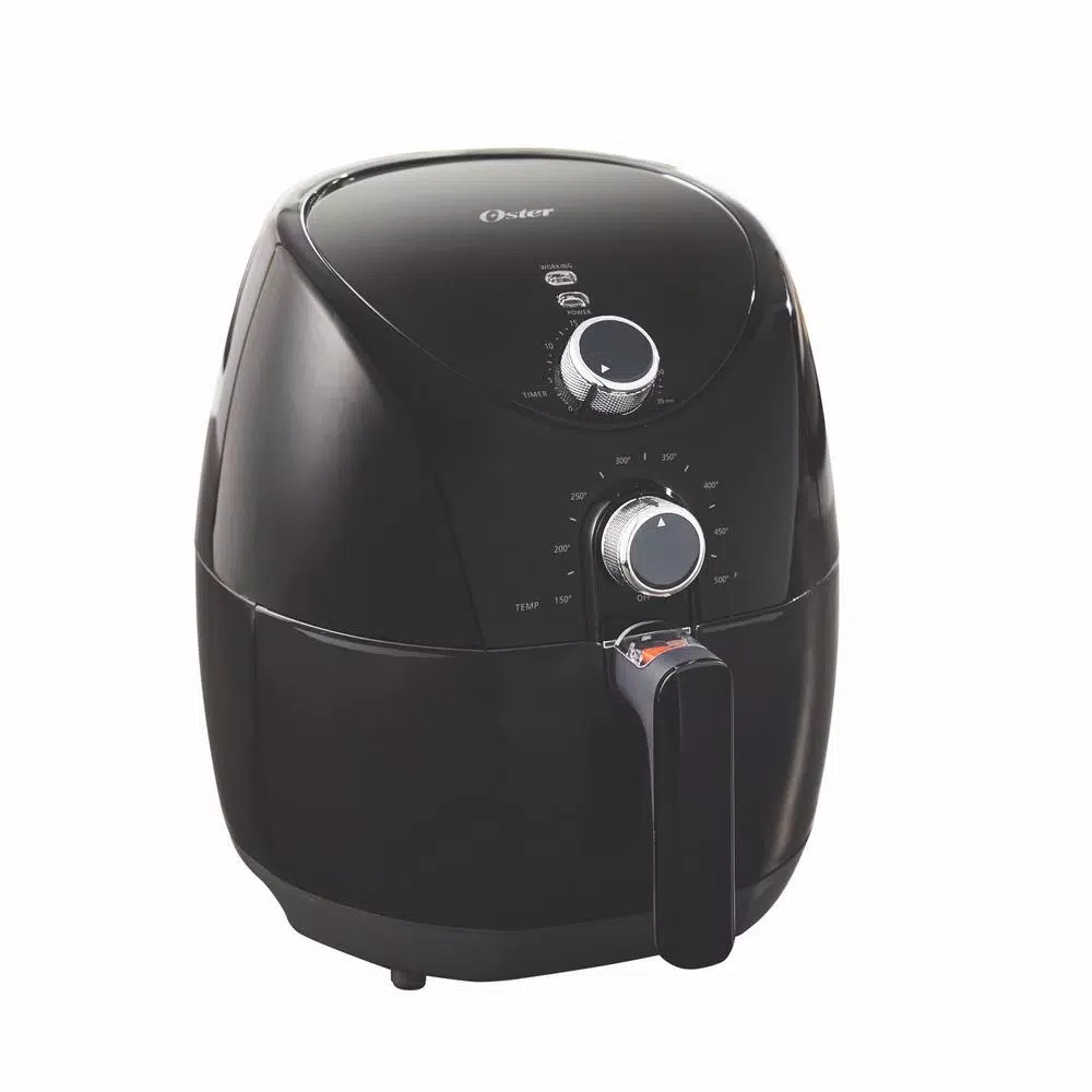 Air Fryers Oster 3.3 Qt. Black Titanium Infused DuraCeramic Air Fryer