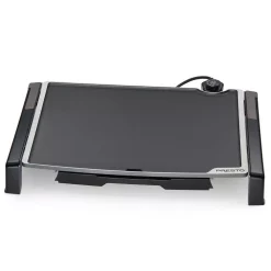 Electric Skillets & Indoor Grills Presto Tilt And Fold 254 Sq. In. Black Electric Griddle With Temperature Sensor