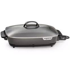 Electric Skillets & Indoor Grills Presto SlimLine 16 In. Black Non-Stick Electric Skillet