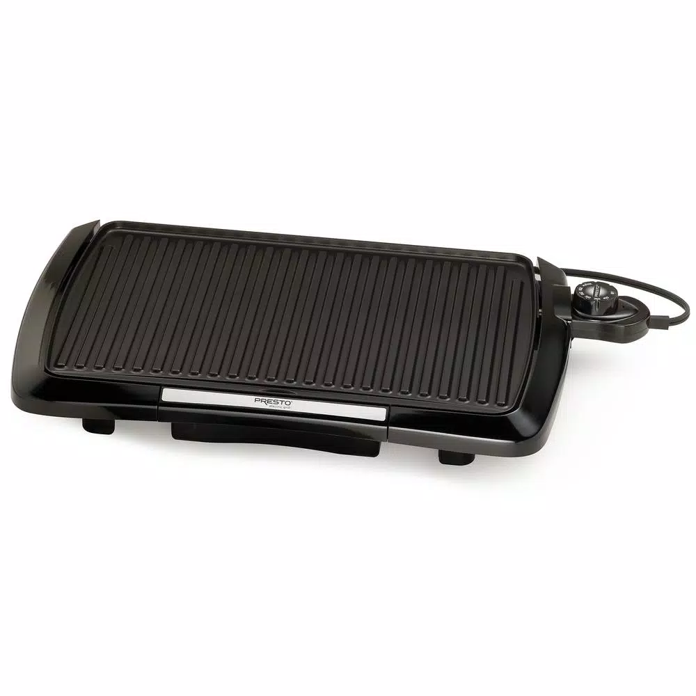 Electric Skillets & Indoor Grills Presto 160 Sq. In. Black Alumnium Cool Touch Indoor Grill - Image 3