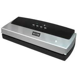 Food Processing Weston Harvest Guard Black And Silver Food Vacuum Sealer