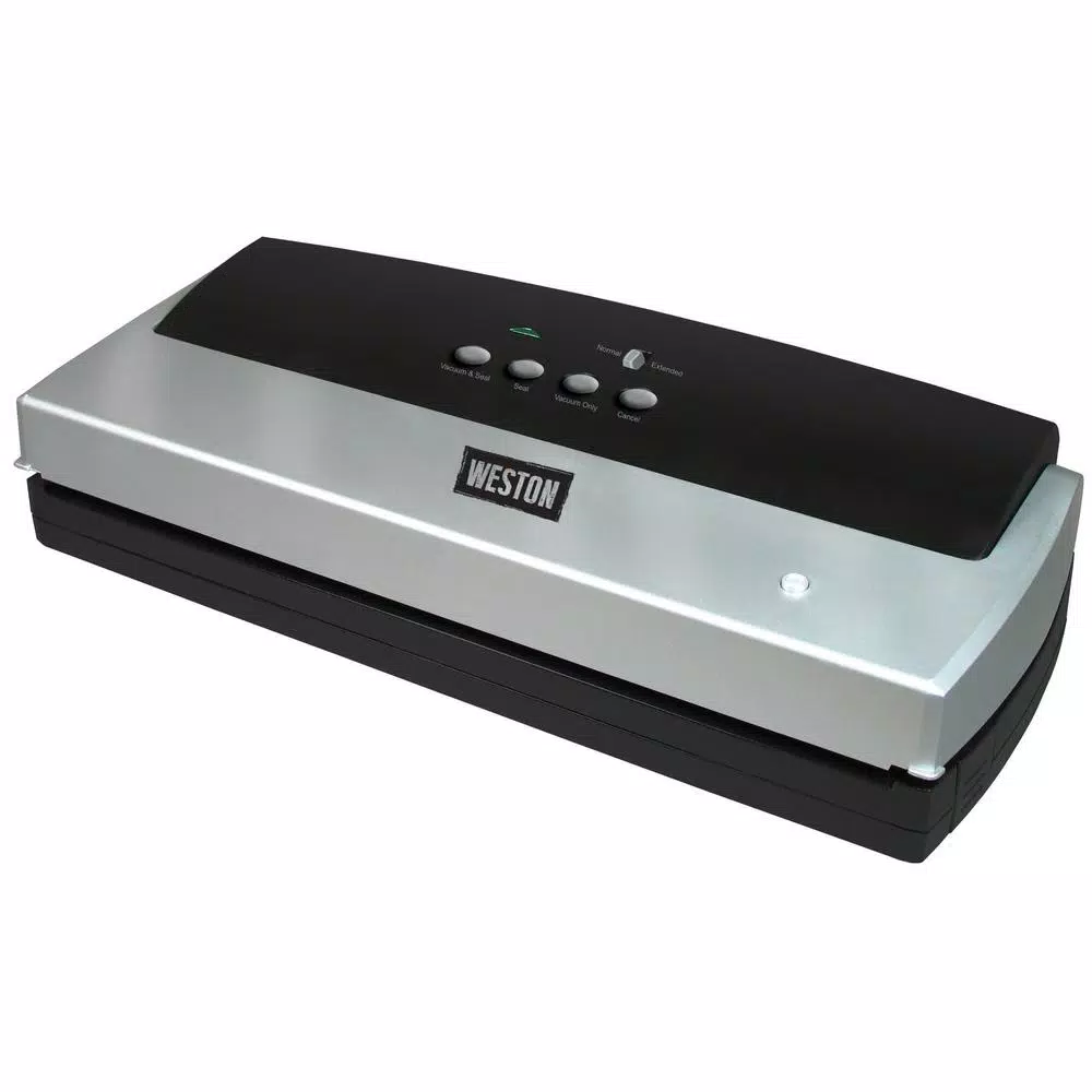 Food Processing Weston Harvest Guard Black And Silver Food Vacuum Sealer