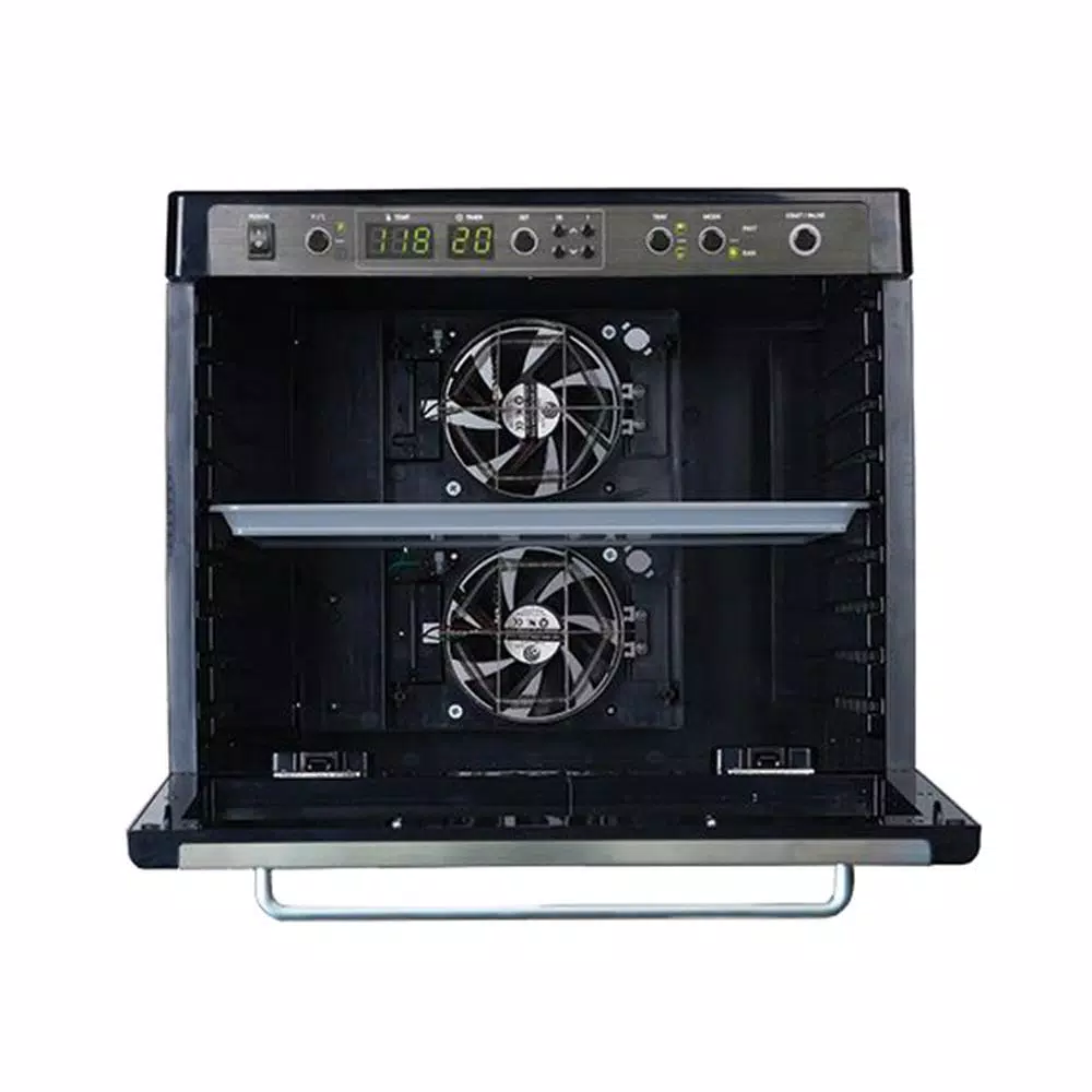 Food Processing Tribest Sedona Combo 9-Tray Black Stainless Steel Food Dehydrator With Built-In Timer - Image 2