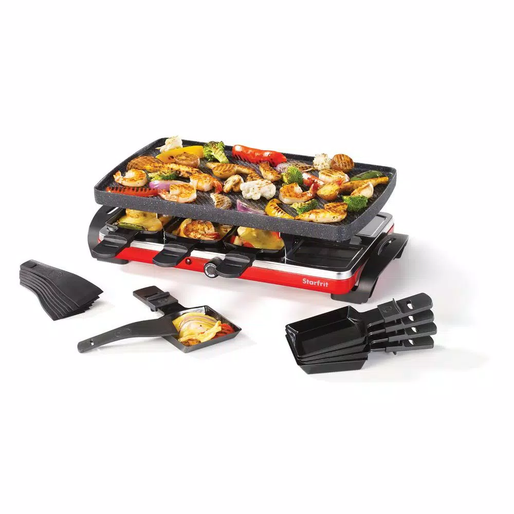 Electric Skillets & Indoor Grills Starfrit Black Raclette/Party Indoor Grill Set - Image 3