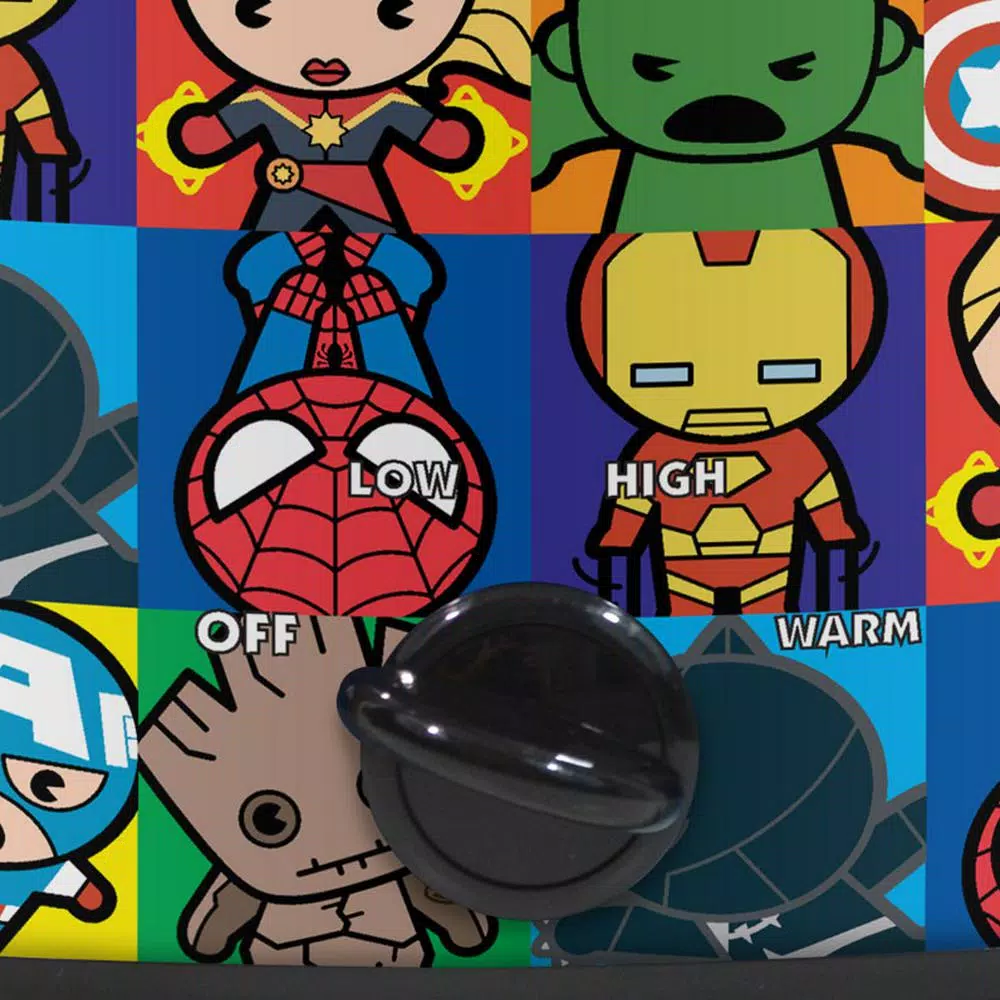 Cookers Uncanny Brands Marvel Kawaii 7qt. Slow Cooker Black - Image 6