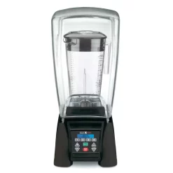 Blenders Waring Commercial Xtreme 64 Oz. 10-Speed Clear Blender Black With 3.5 HP, LCD Display, Programmable & Sound Enclosure