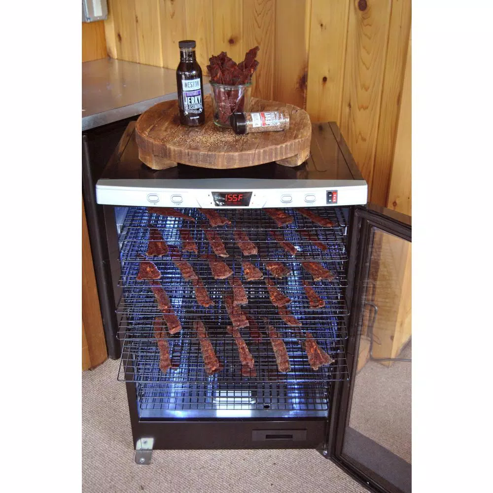 Food Processing Weston Pro-2400 24-Tray Black Food Dehydrator With Temperature Control - Image 4