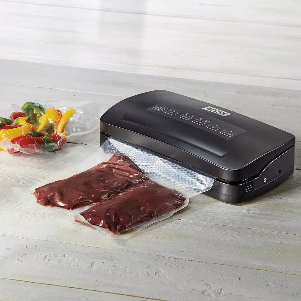 Food Processing Weston Black Food Vacuum Sealer With Roll Storage And Bag Cutter - Image 9