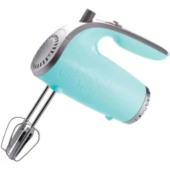 Mixers Brentwood 5-Speed Blue Lightweight Electric Hand Mixer