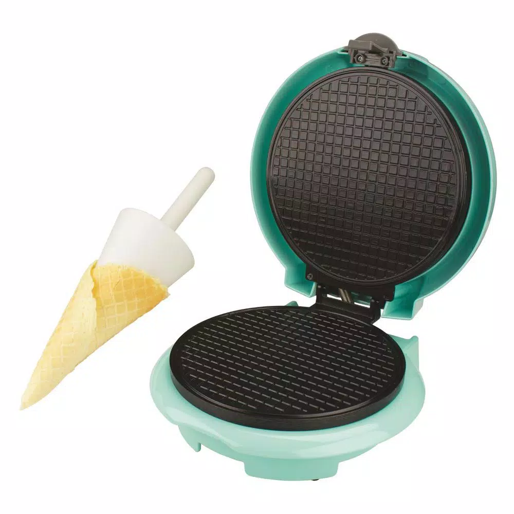 Electric Skillets & Indoor Grills Brentwood Blue Waffle Cone Maker - Image 4