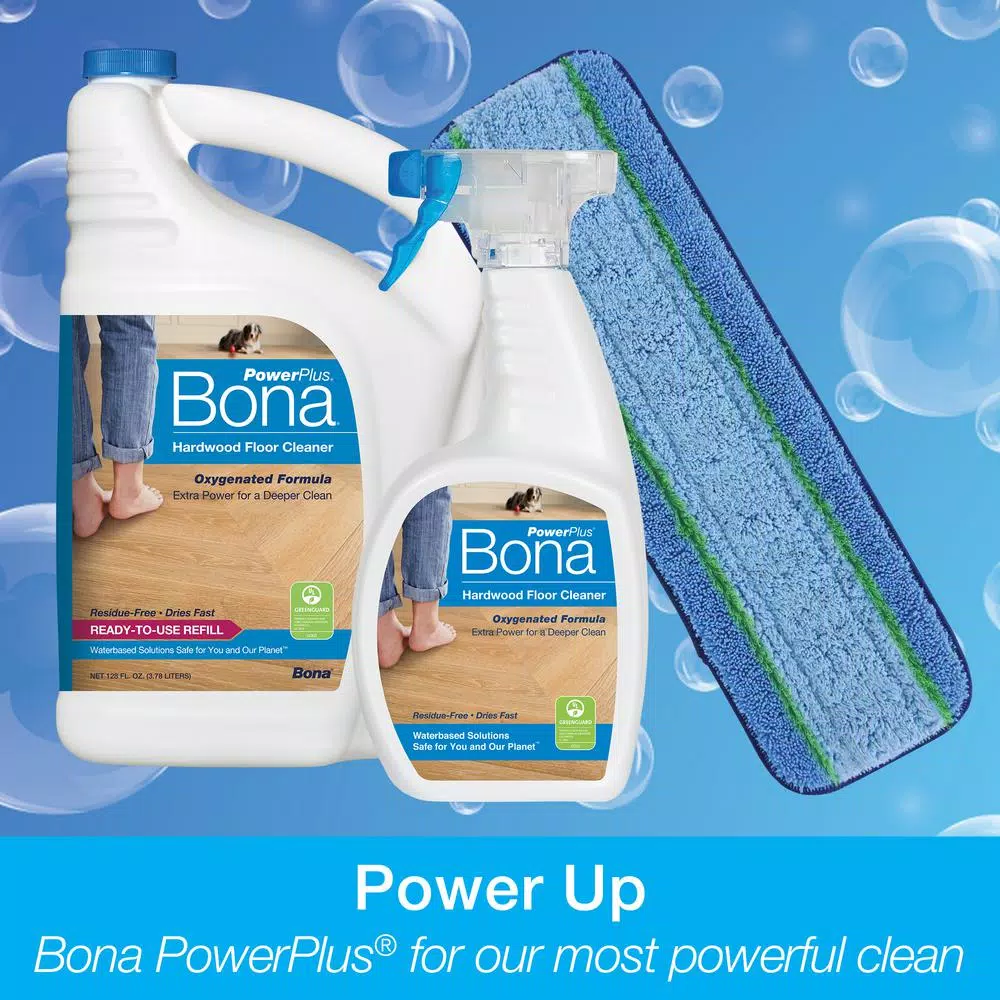 Floor Cleaning Products Bona 128 Oz. PowerPlus Deep Clean Hardwood Floor Cleaner - Image 3
