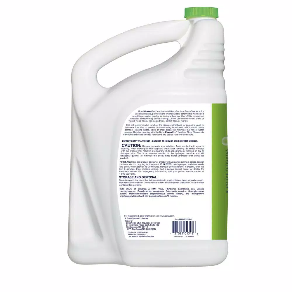 Floor Cleaning Products Bona PowerPlus 128 Oz. Hard-Surface Antibacterial Floor Cleaner Refill - Image 3