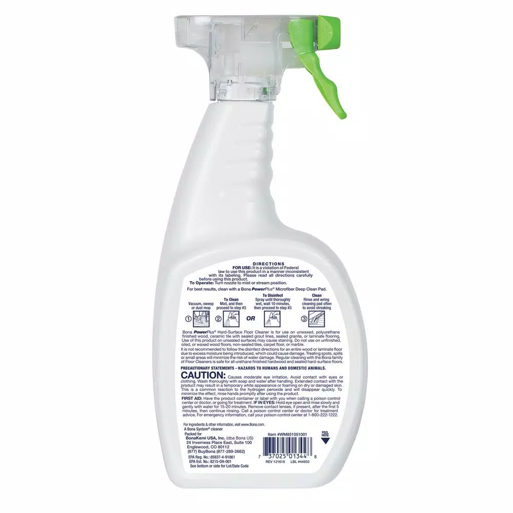 Floor Cleaning Products Bona PowerPlus 32 Oz. Antibacterial Hard-Surface Floor Cleaner - Image 3