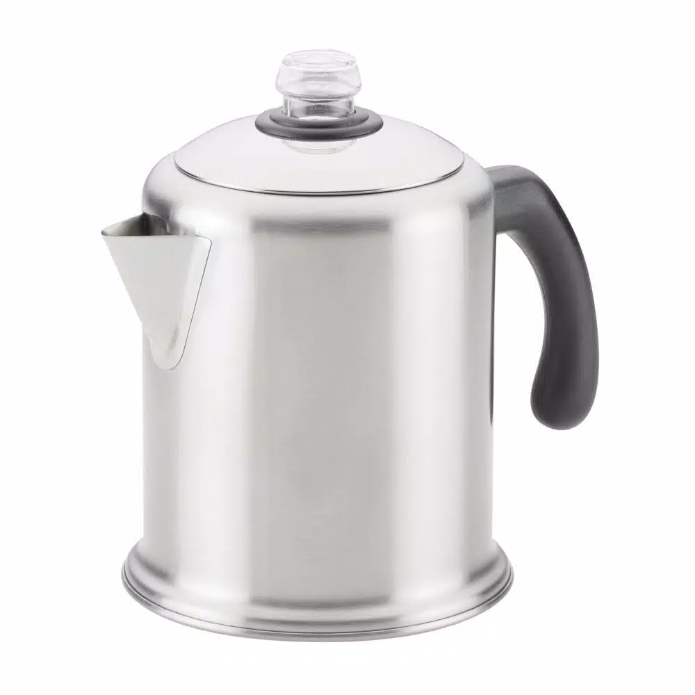 Coffee Makers Farberware 8-Cup Brushed Stainless Steel Coffee Percolator