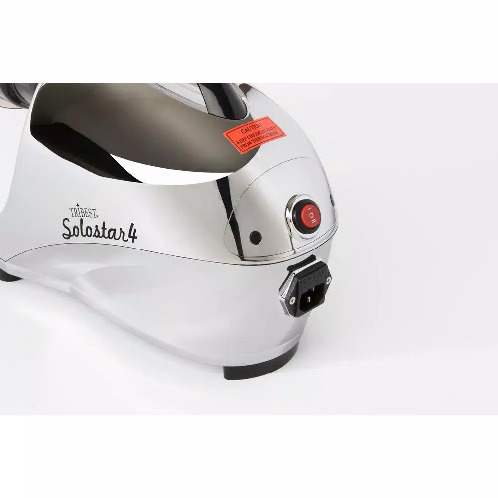 Juicers Tribest Solostar 4 16 Fl. Oz. Chrome Cold Press Juicer - Image 4