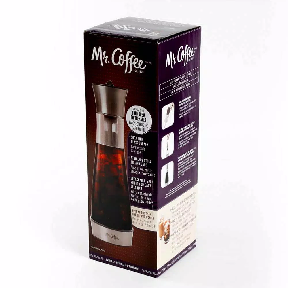 Coffee Makers Mr. Coffee Uber Caff 5-Cup Cold Brew Coffee Maker With Filter - Image 3