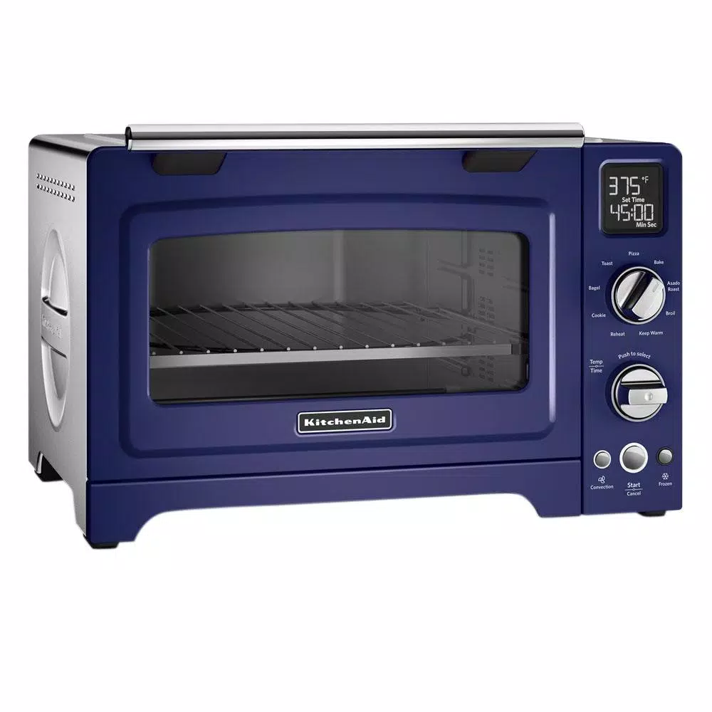 Toasters KitchenAid 2000 W 4-Slice Cobalt Blue Convection Toaster Oven
