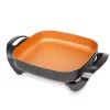 Electric Skillets & Indoor Grills Boyel Living 64.90 Sq. In. 1400-Watt Aluminum Body Nonstick Electric Skillet With Copper Titanium Coating