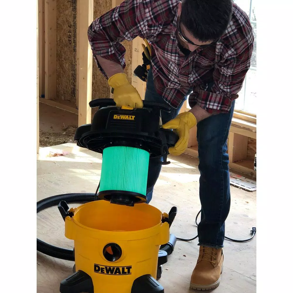 Vacuum Parts DEWALT 6 Gal. To 16 Gal. Cartridge Filter HEPA For Wet/Dry Vacuum - Image 2