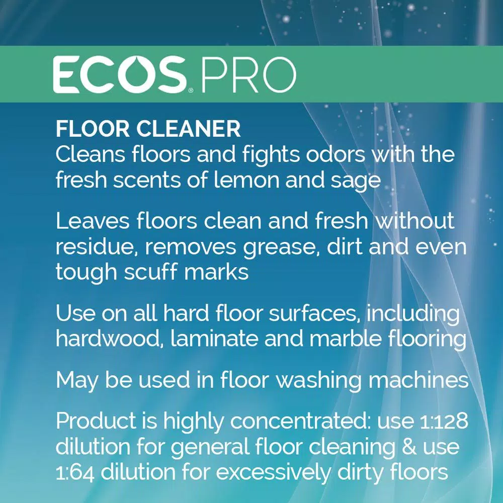 Floor Cleaning Products ECOS Pro 128 Oz. Orange Plus 1:128 Concentrate Floor Cleaner - Image 4